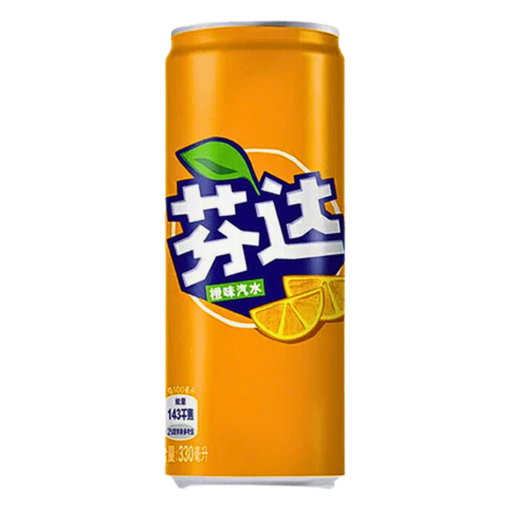 Fanta Orange Flavour Chinese Can (12x330ML)