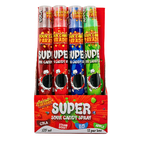 Sour Candy Paradise Super Sour Spray (12x105ml)