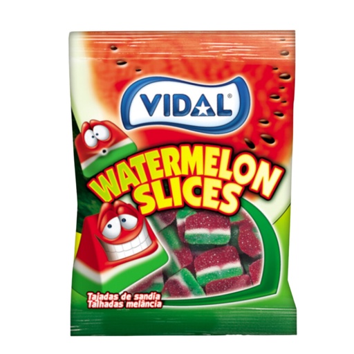 Vidal Watermelon Slices (Tajadas Sandia) Peg Bag (14x90g)