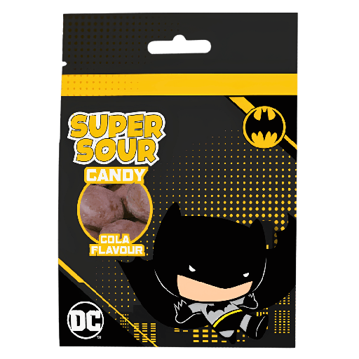 Batman Super Sour Cola Flavour Candy (12x90g)