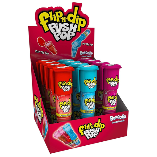 Bazooka Flip n Dip Pop (12 x 25g)