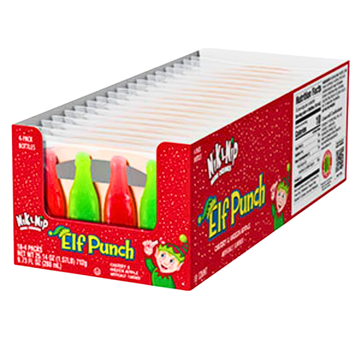 Nik-L-Nip Mini Drinks Fruit Flavoured Elf Punch USA (18 x 39g)