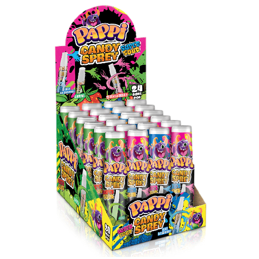 Pappi Spray Candy (24X28g)