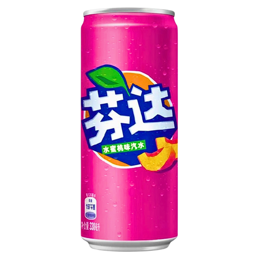 Fanta White Peach Flavour Chinese Can (12x330ML)