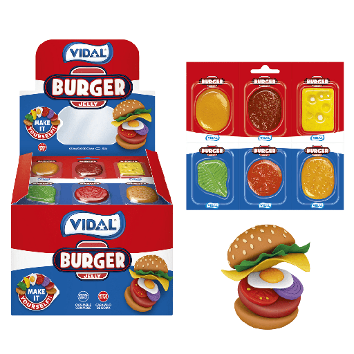 Vidal Burger Jelly (11x66g)