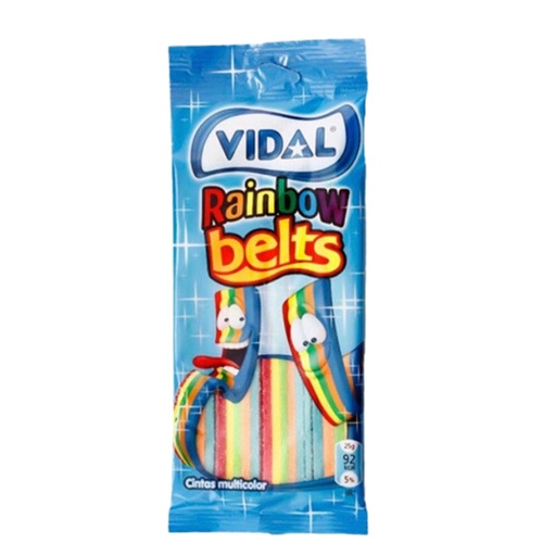 Vidal Cintas Multicolor Rainbow Belts (14x90g)