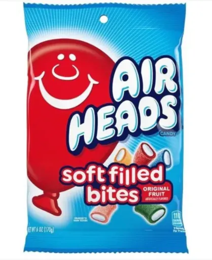 Airheads Soft Filled Bites Peg Bags (12x170g)