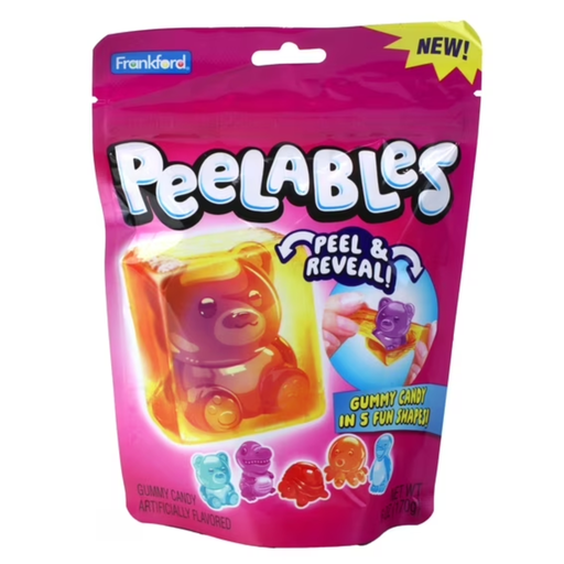 Frankford Peelable Peel & Reveal Gummy Candy USA (9x120g)
