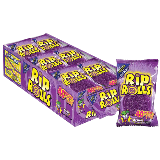 Rip Rolls Grape USA (24x40g) 40 Inches