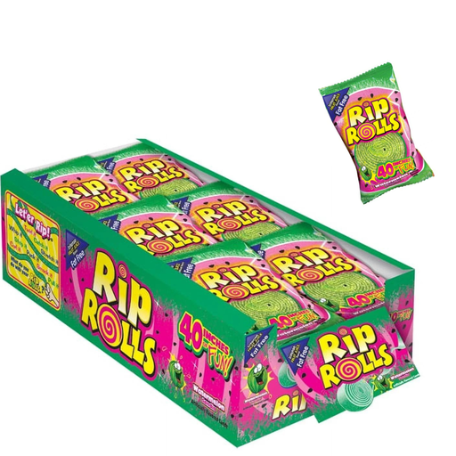 Rip Rolls Watermelon USA (24x40g) 40 Inches