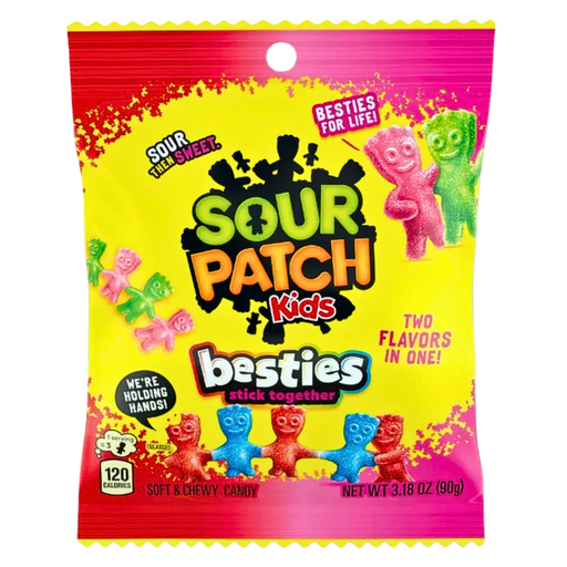 Sour Patch Kids Bestie Peg Bag USA (12x90g)