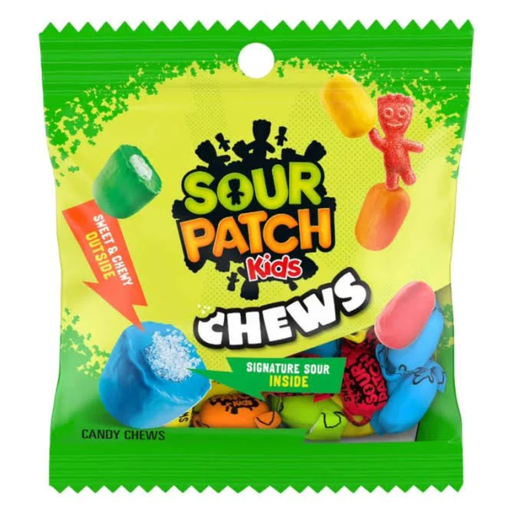 Sour Patch Kids Chews Candy Peg Bag USA (12x60g)