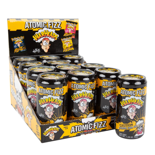 Warheads Atomic Fizz Hard Candy Canister USA (12x42g)