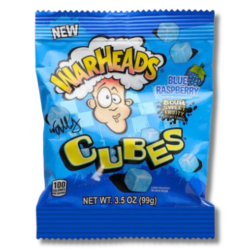 Warheads BlueRaspberry Peg Bags (12x99g)