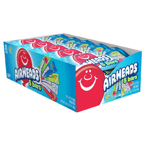 Airheads 5 Bars Peg Bag USA (18x78g)