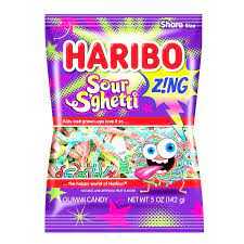 Haribo Sour S’ghetti Peg Bag (12×142g) USA