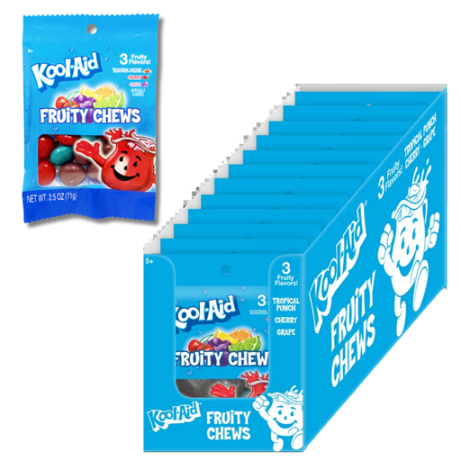 Kool-Aid Fruit Chew Peg Bag USA (12x71g)