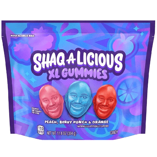 Shaq A Licious XL Gummies Pouch Original Flavour (8 x 334g)