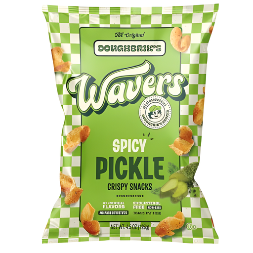 Doughbrik’s Wavers Spicy Pickle Snacks USA (12x126g)