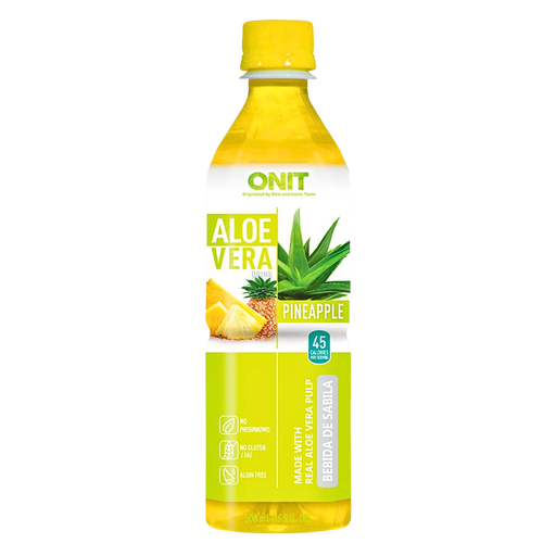 ONIT Aloe Vera Drink Pineapple Flavour Bottles (20x500ml)