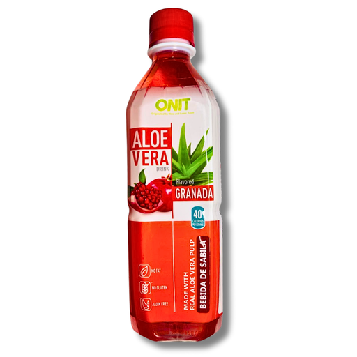 ONIT Aloe Vera Drink Pomegranate Flavour Bottles (20x500ml)