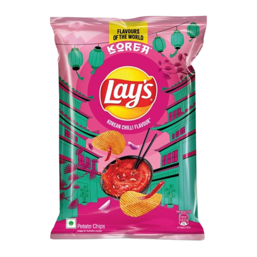 Lays Korean Chilli Potato Chips (48g)